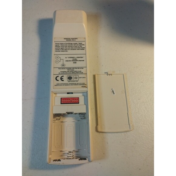 Bose RC-9 Remote Control Lifestyle Music Center Model 3 ,5 & 8 - Untested - Picture 3 of 3